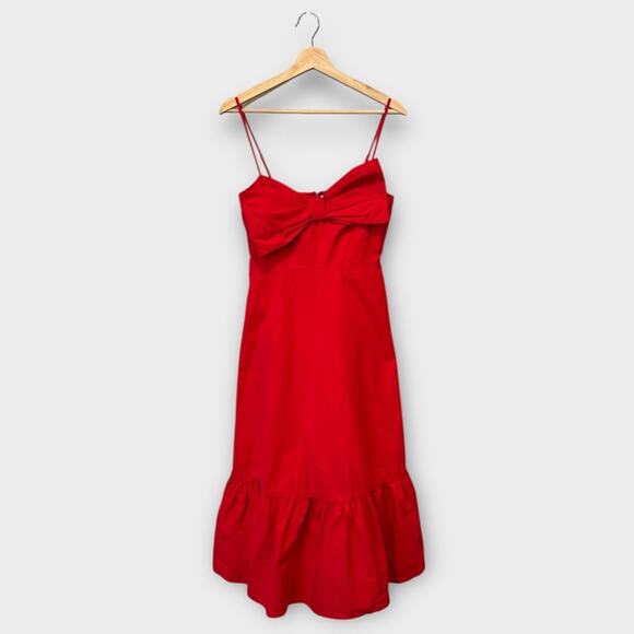 ASTR THE LABEL Asymmetrical Bow Midi Dress Size Small - Picture 5 of 12